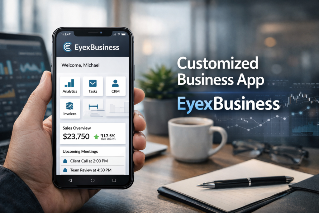 customized business app eyexbusiness