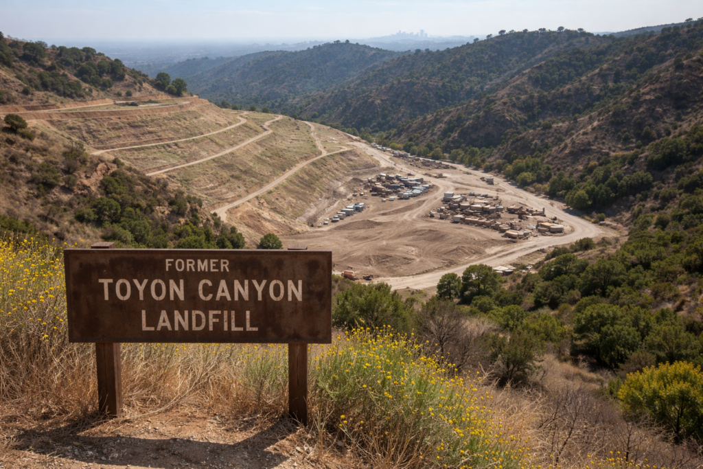former toyon canyon landfill