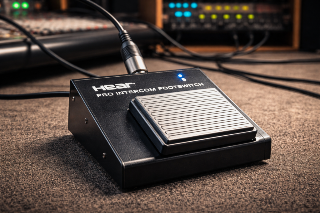 Hear Technologies Pro Intercom Footswitch: Hands-Free Studio Communication hear technologies pro intercom footswitch