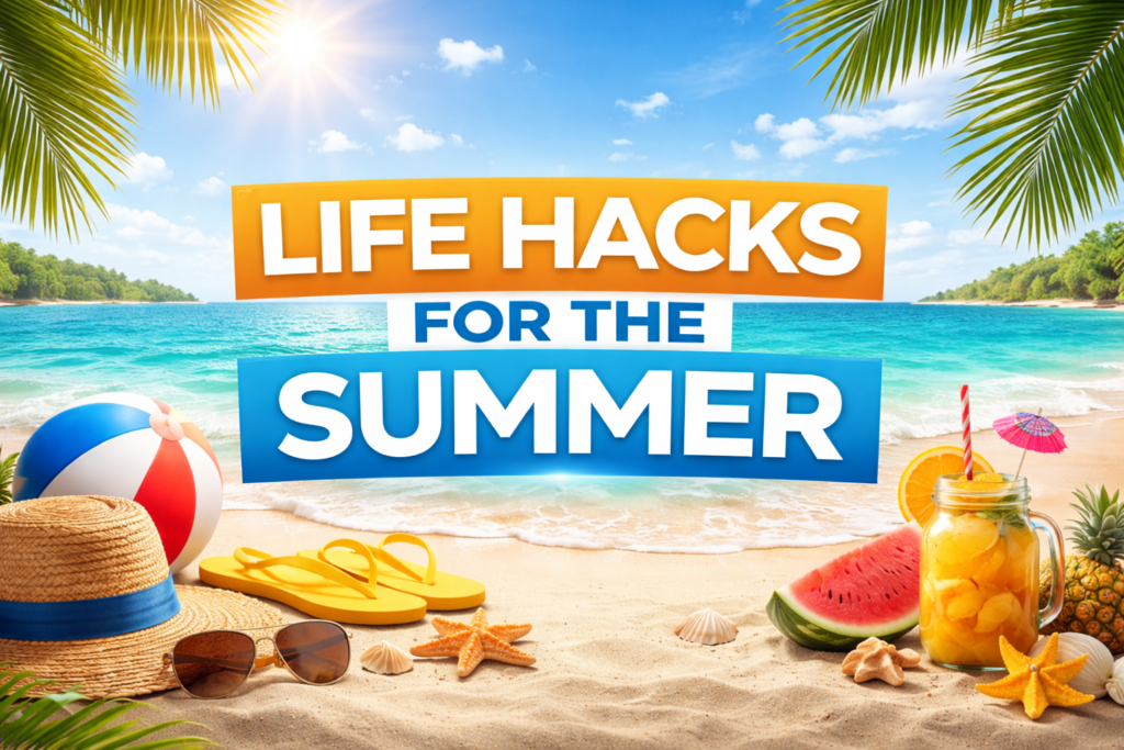 life hacks for the summer​