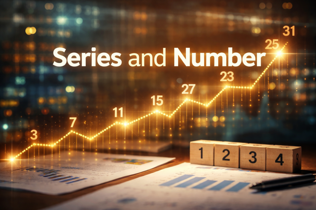 series and number