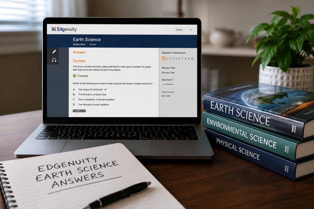 edgenuity earth science answers